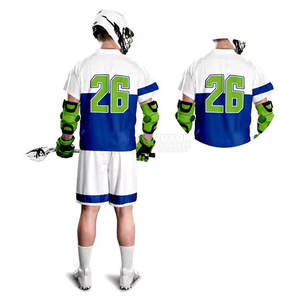 <b>Elite</b> Lacrosse Uniform Custom Sublimated Team Jersey Set Performance Fit Breathable Sportswear OEM Wholesale Manufacturer Pro - Product Image 3