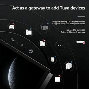 แผงควบคุมอัจฉริยะระบบ Linux หน้าจอสัมผัส 10 นิ้ว ระดับไฮเอนด์ พร้อมระบบ Tuya Home Automation ในตัว รองรับ Alexa และ WiFi ใช้เป็นฮับสวิตช์ควบคุมกลาง - Product Image 1