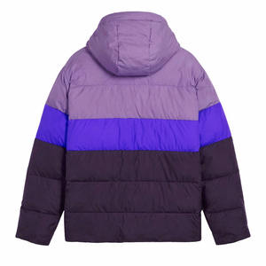 Men Premium Hooded Bubble Jacket <b>Waterproof</b> <b>Warm</b> Quilted Lightweight Full Zip Winter Casual Regular Fit Outdoor Outerwear Front - Product Image 5