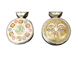 ซื้อจี้ทองเหลืองชุบทองดีไซน์โบฮีเมียนคริสเตียนสำหรับสร้อยคอแฟชั่นปี 2024 งานฝีมือราวัต - Product Image 1