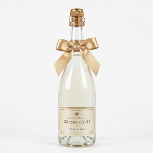 Ruban en satin simple face couleur champagne de 25 mm de Neelkamal Industries pour emballages cadeaux élégants, nœuds de mariage et décorations. - Product Image 2