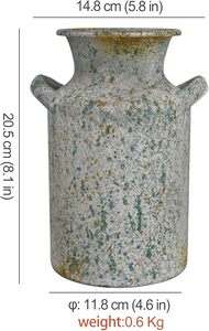 Customizable Polished Aluminum Flower <b>Vase</b> Modern Interior <b>Decoration</b> Stylish Lightweight Durable Home Display Accent - Product Image 4