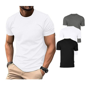 เสื้อยืดแขนสั้นสำหรับออกกำลังกายและวิ่งสำหรับผู้ชายไซส์ใหญ่ ผ้าฝ้าย 100% ระบายอากาศได้ดี พิมพ์ลายตามสั่ง - ชุดกีฬา - Product Image 1