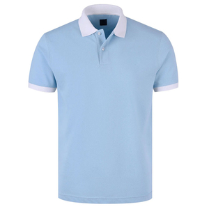 Polos de la Mejor Calidad para Hombre, Tallas Grandes, Diseño Sólido, Estilo Casual, Transpirables, con Logotipo Personalizable, Último Modelo - Product Image 1