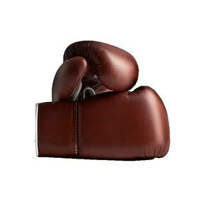 ถุงมือชกมวยหนังแท้คุณภาพระดับมืออาชีพ แบบผูกเชือก ปรับแต่งได้ พร้อมโลโก้สั่งทำ สำหรับฝึกซ้อมและแข่งขันคิกบ็อกซิ่ง รุ่น CP-BG-61 - Product Image 2