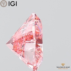 Diamante Cultivado en Laboratorio CVD con Certificación IGI, Claridad VS1, Color Rosa Intenso, 1.50 Quilates, Forma de Corazón, para Colgante Solitario - Product Image 6