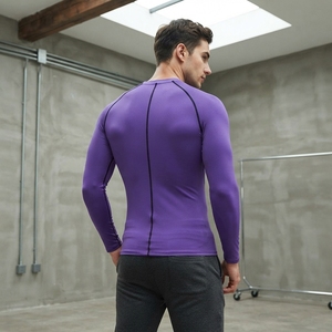 Vispeed Men Adults Long Sleeve Compression <b>T</b> <b>Shirt</b> Kickboxing Taekwondo Boxing Training Quick Dry Gym Fitness Sportswear Custom - Product Image 2