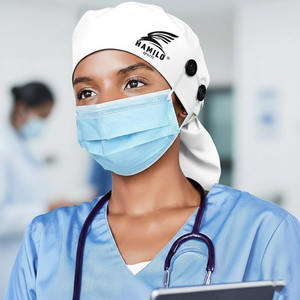 Gorros Quirúrgicos con Logotipo Impreso Digitalmente, Gorros Médicos Lisos para Doctores y Enfermeras, Gorros de Quirófano, Gorros para Hospital - Product Image 2