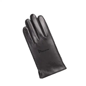 Gants d'hiver chauds pour homme en cuir véritable et peau de mouton, doux, coupe-vent et de haute qualité - Product Image 6