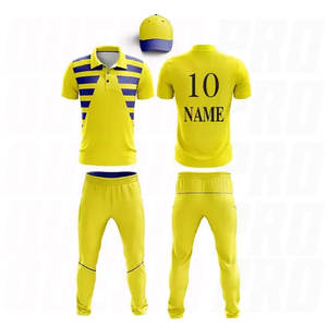 ชุดยูนิฟอร์มคริกเก็ตแบบกำหนดเองล่าสุด ดีไซน์ลายพิมพ์แบบซับลิเมชั่นใหม่ ชุดกีฬาสำหรับทีมคริกเก็ตสำหรับการฝึกซ้อม - Product Image 2