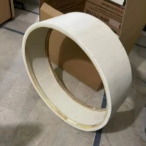 Tambor shamanico tradicional hecho a mano con piel de cabra y aro de madera de fresno para tambor shamanico Bodhrán. - Product Image 2