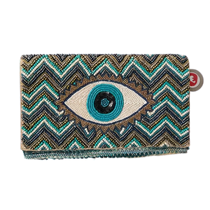 Indian Handmade Luxury <b>Crystal</b> Fashion Accessories Multicolor <b>Beaded</b> Baguette Bag Handle Durable Casual Handbag Local - Product Image 2