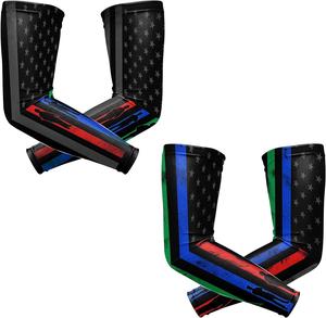Manchons de Cyclisme Sportifs à Compression Rafraîchissante Anti-UV Personnalisés par Sublimation – Qualité Supérieure, Prix de Gros - Product Image 3