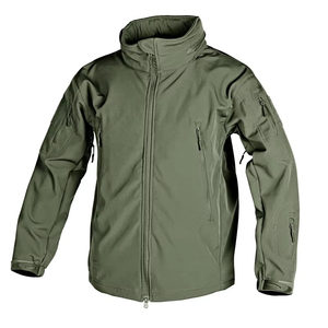 Veste d'hiver tactique thermique coupe-vent en softshell personnalisée pour homme, pour le sport, le camping, la randonnée, le travail, col montant - Product Image 3