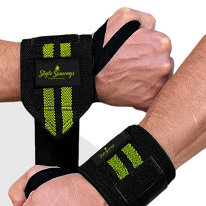 Sangles de poignet de musculation en gros personnalisées pour l'exercice et l'haltérophilie, fabriquées au Pakistan - Product Image 2