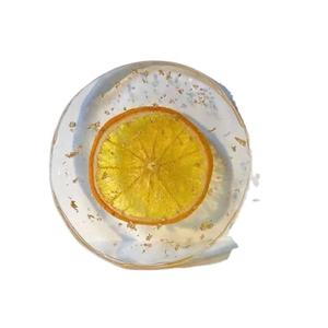 ถาดรองแก้วอะคริลิครูปทรงกลมทำด้วยมือถาดรองแก้วอะคริลิครูปดอกไม้แห้งอุปกรณ์ตกแต่งห้องครัวสำหรับตกแต่งงานแต่งงาน - Product Image 4