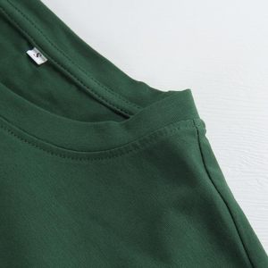 Womens Cropped Tee Shirt Soft Breathable Cotton Short Sleeve Round Neck Slim Fit Fashion Streetwear Custom Design Manufacturer - Product Image 3