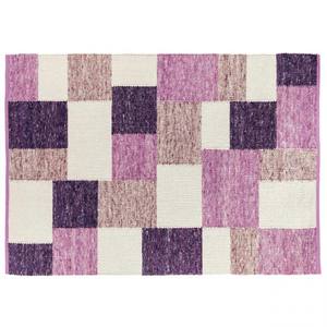 Tapis scandinave en laine tissé à la main, épais et confortable, en feutre de laine, pour couloir, motif kilim abstrait, fait main, tufté - Product Image 3