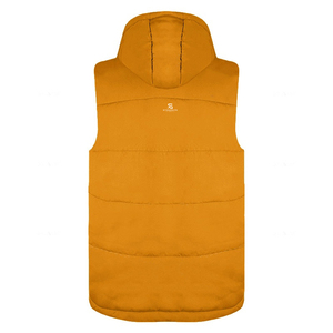 Men's Windproof Puffer Vest Thickened Warm Polyester Cotton Sleeveless Jacket with Pockets Casual Winter Outdoor <b>Waistcoat</b> - Product Image 2