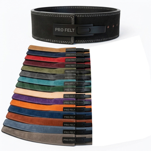 Custom Fitness Equipment Manufacturer Lever Weight Lifting <b>Belt</b> Premium Microfiber Suede Powerlifting Support Gym Training <b>Belt</b> - Product Image 1