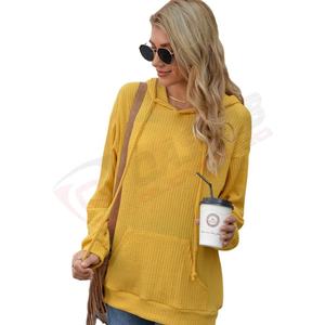 <b>Women</b>-Pullover Zippers-Fleeced Sweatshirt Outwear-<b>Hoodies</b> Breathable <b>Longed</b>-Wear <b>Hoodies</b> With Different-Colors - Product Image 2