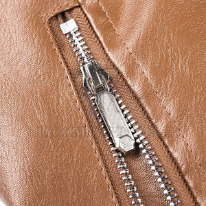 Trendy Men Leather Winter Jacket With Soft Lining Durable Material Ideal For Streetwear Daily Outfits And Stylish Look - Product Image 6