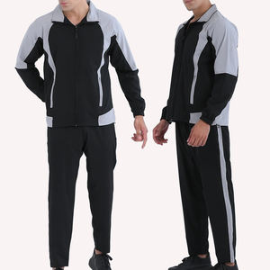 Conjunto Deportivo Casual para Hombre, Chaqueta Cortavientos de Poliéster Elástica en Cuatro Direcciones, Transpirable, Personalizable, para Entrenamiento - Product Image 1