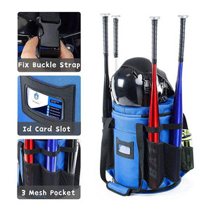 Bolsa de Transporte con Ruedas para Deportes al Aire Libre, Múltiples Bolsillos, para Béisbol y Sóftbol, Mochila de Gran Capacidad, Impermeable - Product Image 5