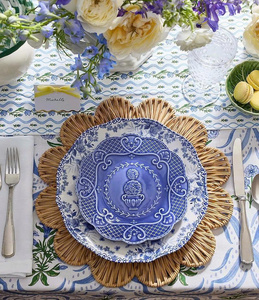 Natural Rattan Flower-Shaped <b>Placemat</b>, Handcrafted Wicker <b>Table</b> Mat and Wall Decor for Eco-Friendly <b>Dining</b> - Product Image 2