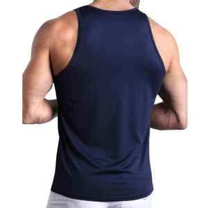 Breathable <b>Singlet</b> Stringer Muscle Fit Tank Tops Fitness Workout Custom Design <b>Men</b> Gym Workout Tank Top - Product Image 2