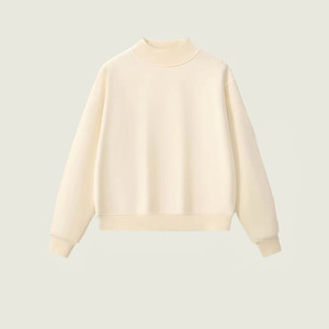 Suéter de Punto para Hombre, Color Rosa, Manga Larga, Cuello Redondo, Forro Polar, 100% Algodón, con Logotipo Frontal - Product Image 5