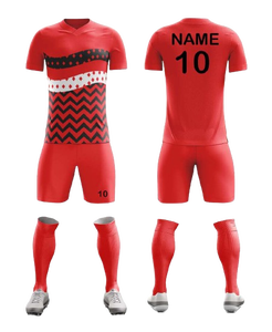 Conjunto de Uniforme de Fútbol Personalizado para Hombre, Malla de Poliéster Transpirable de Secado Rápido, Ropa Deportiva, Servicio OEM - Product Image 1