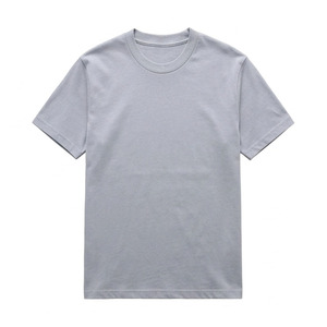 เสื้อยืดผู้ชายคุณภาพสูง ลายสก็อตถักนิตติ้ง 210 กรัม ผ้าฝ้าย 100%  เสื้อเปล่าสำหรับสกรีนโลโก้ตามสั่ง  สำหรับผู้ชาย MOQ ต่ำ - Product Image 4