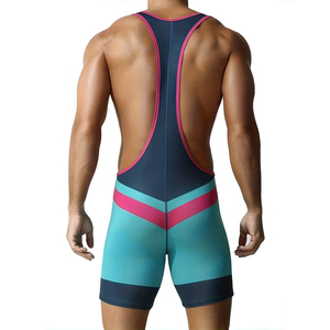 Singlet de Lucha Libre para Hombre de Alta Calidad, Transpirable, Talla Grande, Manga Corta, Ligero, Bordado, para Adultos - Product Image 2