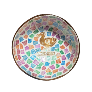 Grand Horizon Alaskan Bols en noix de coco polis personnalisés avec intérieur en coquille d'ormeau Fabrication en gros à faible coût - Product Image 2