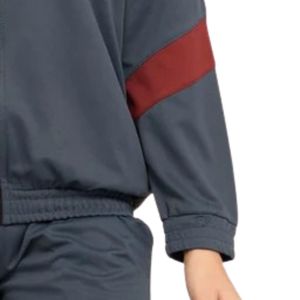 Chaqueta Deportiva Casual para Mujer, Color Azul Marino y Rojo, con Cierre Completo, Cuello Alto y Manga Larga - Product Image 3