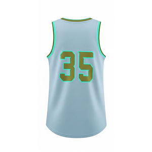 Fabricante de Camisetas de Baloncesto Sublimadas, Ropa Deportiva Personalizada para Equipos, Camiseta Ligera para Partidos de Baloncesto, Servicio OEM - Product Image 3
