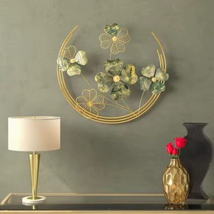 Handmade Creative Metal <b>Wall</b> Hanging <b>Leaves</b> Modern <b>Wall</b> Art with Customizable Color Home <b>Decoration</b> - Product Image 4