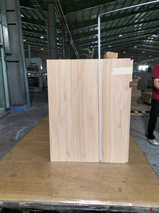 SANYANG Modern Birch MDF Kitchen Cabinet Door <b>Panel</b> <b>Light</b> Oak Finish Easy Installation - Product Image 6