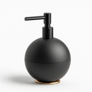 Luxury Solid Brass Soap Dispenser Crafted For Modern Residential <b>Bathrooms</b> Offering Timeless Style And Reliable Everyday Perform - Product Image 2