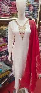 Salwar kameez dupatta vêtements ethniques indien pakistanais costume pour femmes en gros ethnique premium kameezsalwar broderie Népal - Product Image 3