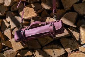 Leather Knife <b>Roll</b> Travel-Friendly Chef Knife Case Durable Excellent Folding Kitchen <b>Tool</b> Storage <b>Bag</b> LKR-0282 - Product Image 3