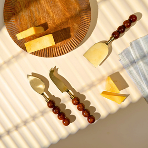 Luxury Epoxy Resin & Wood <b>Cheese</b> <b>Knife</b> <b>Set</b> Stainless Steel Blade For Stylish Serving Charcuterie Board Trending <b>Cheese</b> Tools <b>Set</b> - Product Image 3