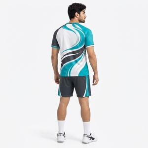 Ropa deportiva ideal para entrenamiento de balonmano, kits de balonmano, camiseta de equipo profesional, pantalones cortos a juego, cómodos y transpirables - Product Image 5