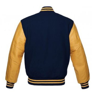 Men Varsity Jacket Wholesale Letterman Jacket Men Fashion Jacket Wool Body Leather Sleeve Casual Street Style <b>Coat</b> - Product Image 3