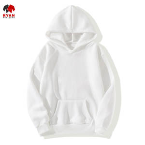 เสื้อฮู้ดดี้ผู้ชายแบบสวมหัว ยี่ห้อ Ryan Pro Gear สกรีนโลโก้ตามสั่ง ผ้าฝ้ายฟลีซ 100% ระบายอากาศได้ดี สีพื้น เหมาะสำหรับฤดูหนาว - Product Image 6