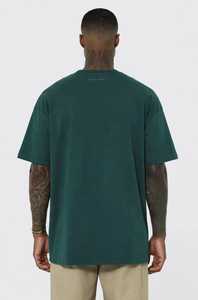 Camiseta Extra Grande para Hombre, Verde Beige, Manga Corta, Estilo Urbano, 100% Algodón Jersey, 230g - Product Image 3