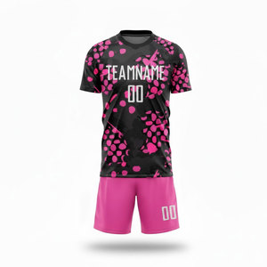 Soccer Uniform Set Custom Team Jersey And Shorts Breathable Quick Dry Fabric Professional Training Match Wear - Product Image 5