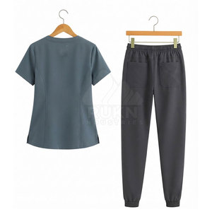 Ensemble de blouses médicales pour femmes, tissu tricoté de haute qualité, vêtements de travail pour hôpital, uniformes infirmiers - Product Image 2