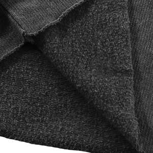 Haut décontracté pour femme en charbon de bois, non tissé, respirant, à capuche, manches longues, finition délavée, style streetwear - Product Image 4